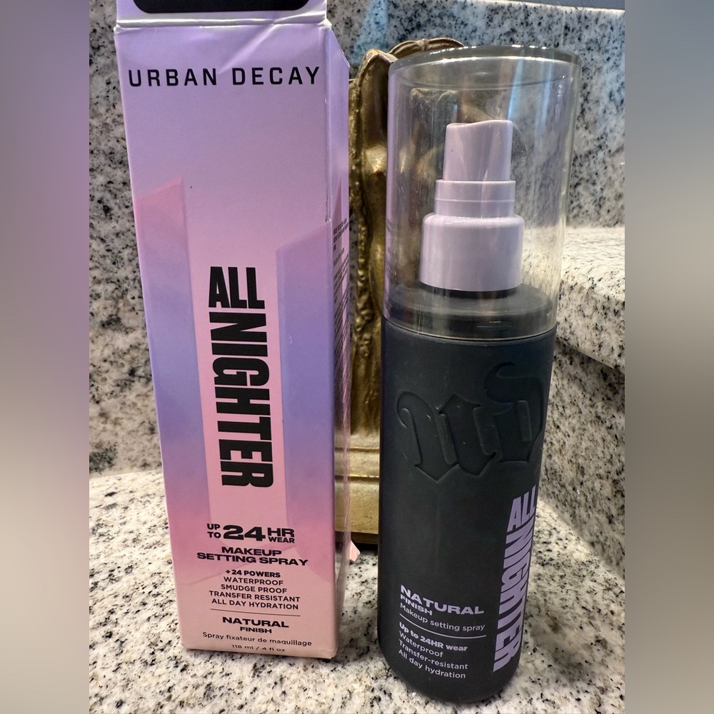 NIB Urban Decay All Nighter 24-Hour Wear Setting Spray - natural formula